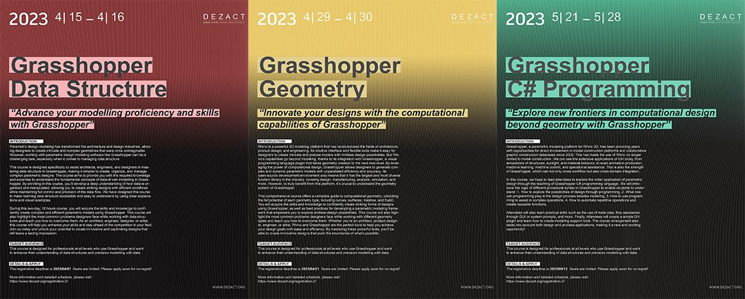The Grasshopper Trilogy — three-course series banner