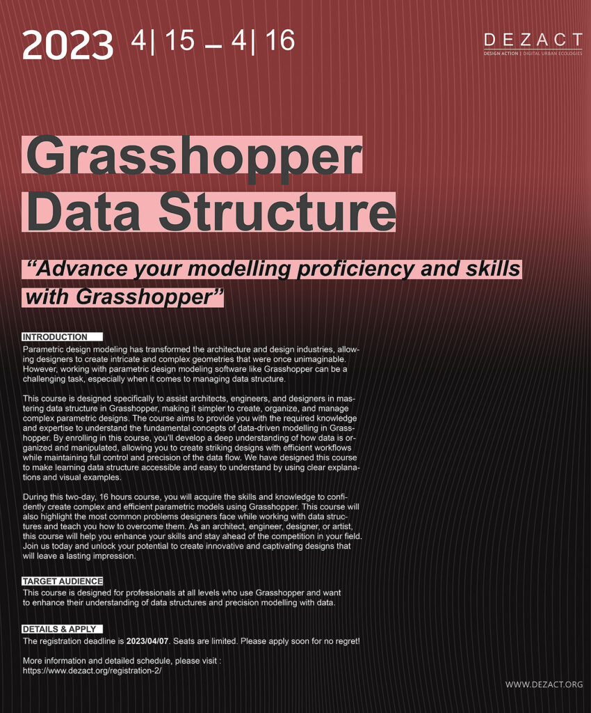 Mastering Data Structure in Grasshopper — course poster