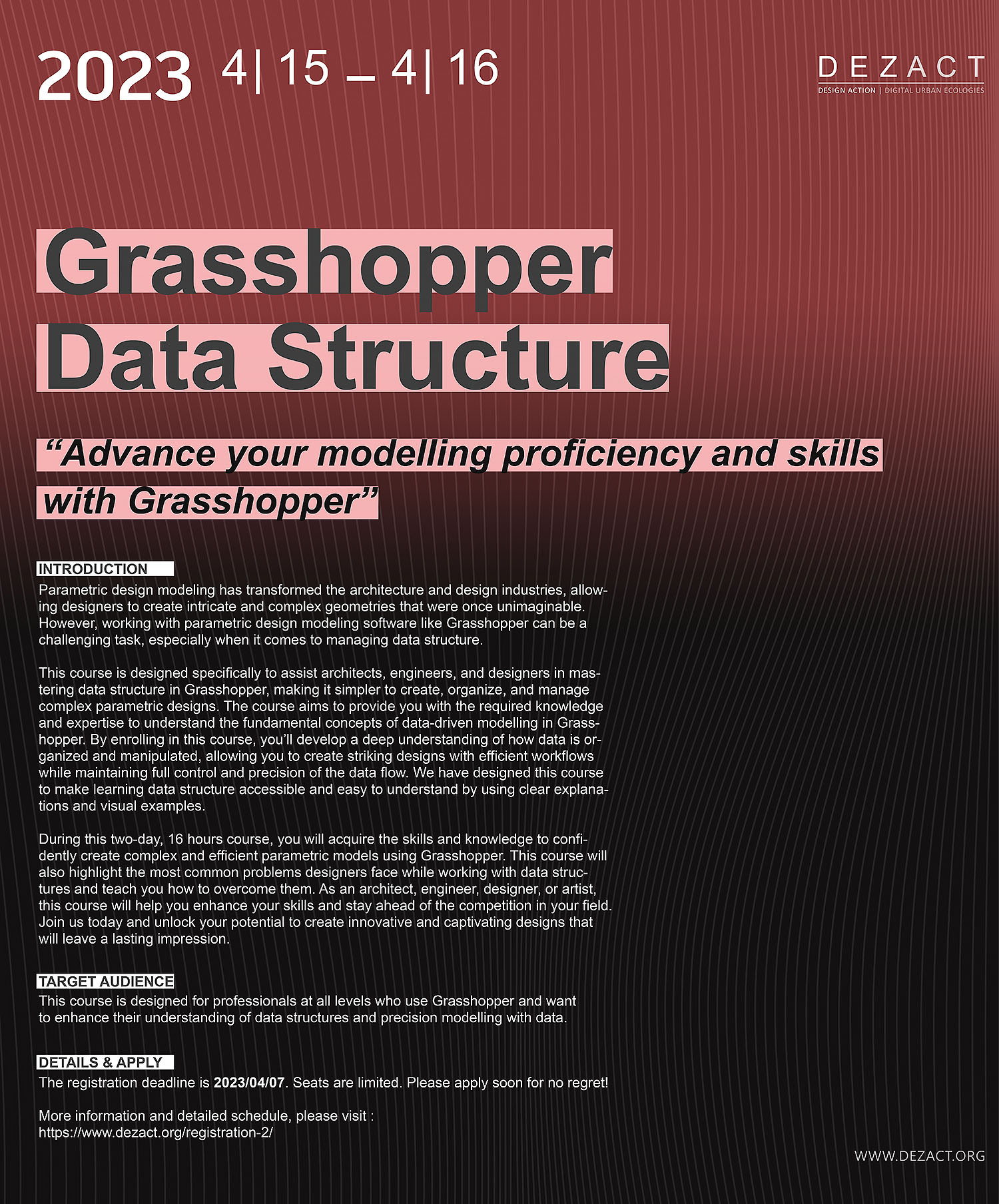 Mastering Data Structure in Grasshopper — course poster